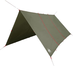 vidaXL - Kampeerluifel - waterdicht - 451x420 - cm - olijfgroen