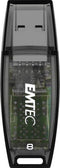 Emtec C410 - USB 2.0 - 8GB - Zwart