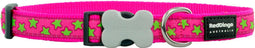Hondenhalsband Red Dingo Stars 20-32 cm Roze Rood