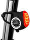 Fiets Achterlicht + Remlicht + Bel Meilan USB S3 Blauw