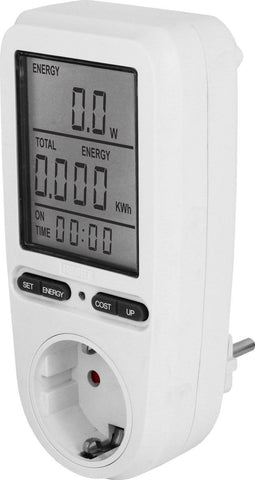 EcoSavers Energiemeter Groot Display Electriciteitsmeter | Energieverbruiksmeter | Meten=Weten | GS-keurmerk
