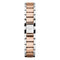 Rosefield The Tribeca Dames Horloge - Zilver + Rosé Goud Ø33mm - TWSSRG-T64