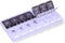 Gandria Pillendoos 7 Dagen - Pillendoosje - 14 Compartimenten - Stevige Sluiting - Zwart/Wit