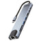 Media Tech MT5046 - Hub USB - 100 W - Aluminium