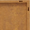 vidaXL - Wanddecoratie - tuin - bamboe-ontwerp - 105x55 - cm - cortenstaal