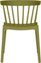 WOOOD Bliss Eetkamerstoel Tuinstoel - Kunststof - Matcha Groen - 75x52x53