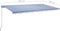 vidaXL - Luifel - vrijstaand - automatisch - 600x300 - cm - blauw - en - wit