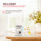 Vulpes Goods® BabyCare - Flessenwarmer PRO 10in1 - Snel opwarmen warmhouden ontdooien steriliseren - Deluxe White