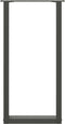 vidaXL - Salontafelpoten - 2 - st - U-vormig - 28x(72-73) - cm - staal - antraciet