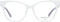 Gant GA4113 54025 bril zonder sterke - Dames - Wit