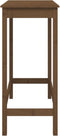vidaXL - Bartafel - 100x50x110 - cm - massief - grenenhout - honingbruin