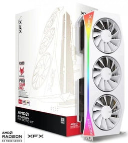 XFX Mercury - Radeon RX 9070 XT OC - 16 GB GDDR6 - Wit