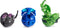 Bakugan - Special Attack Battle-set met 5 Bakugan-actiefiguren en 3 Brawler-kaarten - stijlen kunnen variëren