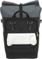 New Looxs Nyborg Single - Fietstas Enkel - Waterdicht Polyester - 13 inch Laptopvak - Zwart & Donker Grijs