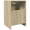 vidaXL - Wastafelkast - 40x37x59 - cm - bewerkt - hout - sonoma - eikenkleurig