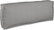 vidaXL - Pallet - Kussen - voor - Rugsteun - Grijs - 120x40x12 - cm - Oxford - Stof