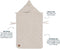 Jollein Baby Voetenzak groep 0+ 3/5 punts - Comfortbag met capuchon - Check Knit Oatmeal