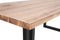 Feel Furniture - 180x90 Eettafel - Massief Boomstamblad Eiken - 5 cm dik - U Frame