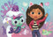 Clementoni Kinderpuzzels - Gabby's Dollhouse 3 Puzzels van 48 Stukjes, Puzzel, 4+ jaar - 25290