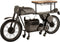 J-Line barkast Motorfiets 12 Glazen + 6 Flessen - metaal/hout - donkergrijs