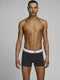 Jack & Jones 3-pack - Heren Boxershorts - Zwart en Donkerblauw met Print