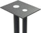 vidaXL - Speakerstandaarden - zuil-ontwerp - gehard - glas - zwart - 2 - st