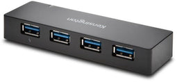 Kensington UH4000C - USB 3.0 4-Port Hub & Charger - 4x USB 3.0 poorten - Zwart