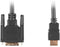 HDMI to DVI Cable Lanberg Male Plug/Male Plug Black