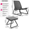 tectake® Modica Tuinmeubelset - Zitgroep voor 2 personen - Weerbestendig - Rotan look - Grijs (2 stuks)