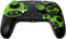 PDP 1-Up Glow in The Dark REMATCH - Bedrade Controller - USB-chat en programmeerbare knoppen - Groen Zwart