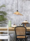 GOOD&MOJO Hanglamp Bromo - Bamboe - Asymmetrisch - Ø40cm - Scandinavisch,Bohemian - Hanglampen Eetkamer, Slaapkamer, Woonkamer