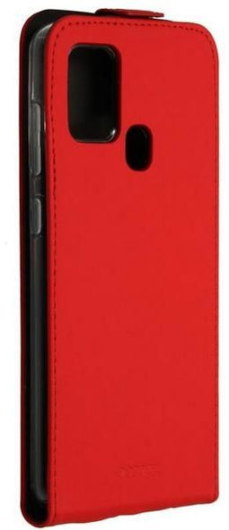 Accezz Galaxy A21s - Flipcase - Schokbestendig met pashouder - Rood