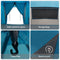 vidaXL - Familietent - met - Ramen - Dome - Blauw - 4-Persoons - Waterdicht