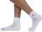 Jordan Jumpman Kwartersokken R78 - Sportief design - Wit/Zwart/Rood
