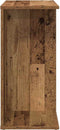 vidaXL - Nachtkastje - 46,5x29x61 - cm - bewerkt - hout - oud - houtkleurig