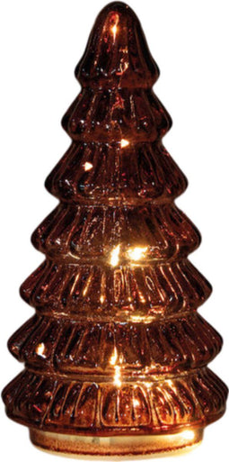 Anna's Collection - Kerstboompje glas 10led op batterij met timer 1...