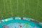 Bestway Waterspeelmat - Opblaasbare Randen met Sproeisysteem - Onderwaterprint - 165 x 165 CM - Blauw
