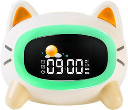 MW Slaaptrainer - Nachtlampje & Dubbel Alarm - 1800 mAh - Wit