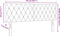 vidaXL - Hoofdbord - met - Kristallen - Knoppen - - - Roze - - - 140 - cm - - - Velvet