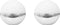 Dyberg Larsen ALBA Lightball - Oplaadbare lamp met touchbediening - Chrome (2 stuks)