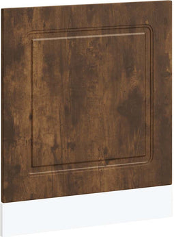 vidaXL - Vaatwaspaneel - Kalmar - 60x1,5x67 - cm - bewerkt - hout - gerookt - eiken