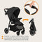 Emma One Kinderwagen - Lichtgewicht - Wendbaar - Compact - Eenhandig Inklapbaar - Rugleuning tot Ligpositie - Waterdicht Zonwerend Kap