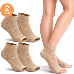 Alyze Compressie sokken - 2 paar - Maat 41-46 - Voor Dames en heren - Neuropathie - Kousen -