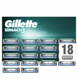 Gillette Mach3 Scheermesjes Voor Mannen - 18 Navulmesjes