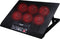 Inca INC-601GMS - Laptopkoeler - 6 ventilatoren - Zwart