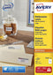 Avery L4745REV-25 - Afneembare Etiketten 96x63,5mm - 200 stuks - Wit