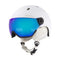 SINNER TITAN VISOR - Skihelm - Lichtgewicht In-Mold-technologie met vizier - Mat wit 59-62 cm