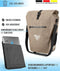 MIVELO Fietstas - 2-in-1 - Waterdicht incl. Laptopvak & Fietsslot - Sandbeige
