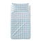 Happy Friday Sheet set 2 pieces Vichy blue 120x180 cm (Cot bed) Blue