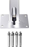 vidaXL Buitendouche met bruine basis 220 cm aluminium